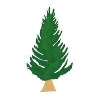 Flat tree icon vector