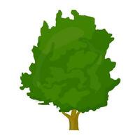 icono de árbol plano vector