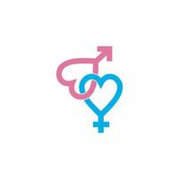 Male and female gender icon, vector illustration female and male gender symbol design eps 10