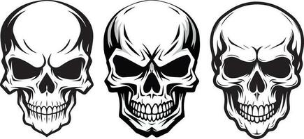 skull head Halloween vector