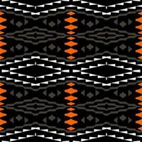 diseño tradicional de patrón étnico geométrico para fondo, alfombra, papel pintado, ropa, envoltura, batik, tela, sarong, estilo de bordado de ilustración vectorial. vector