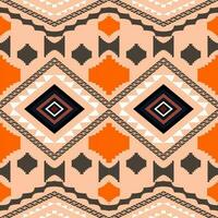 Geometric ethnic pattern traditional Design for background,carpet,wallpaper,clothing,wrapping,Batik,fabric,sarong,Vector illustration embroidery style. vector