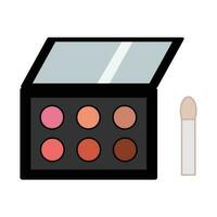 eyeshadow flat palette icon vector, can be used for web and mobile design. vector