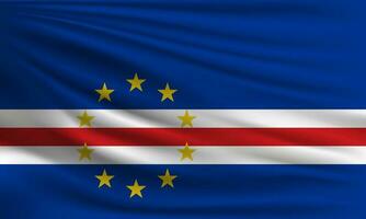 Vector flag of Cape Verde