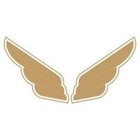 Flying wings logo illustration. vector