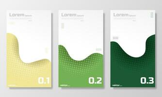 Color cover design. Halftone minimalist geometric pattern gradient. Vector Eps 10.