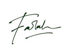 signature series F design illustration vector