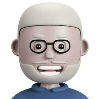 3d people character illustration. Cartoon character 3d. character3D render. photo