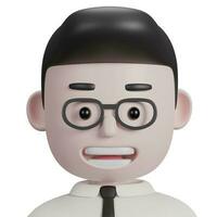 3d people character illustration. Cartoon character 3d. character3D render. photo