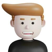 3d people character illustration. Cartoon character 3d. character3D render. photo