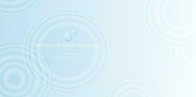 Splash water waves surface from drop isolated on transparent for cosmetic moisturizer background. vector circle ripple water. vector design.