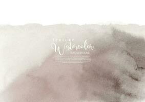 Chocolate stain of watercolor texture background vector