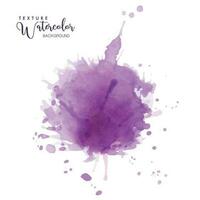 Abstract isolated purple watercolor drops splash vector