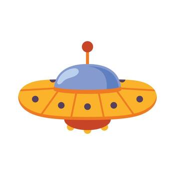 Space Object Illustration Isolated In White Background. Galaxy and Space Object Icon Design in Flat Style. vector