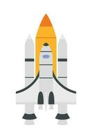 Space Object Illustration Isolated In White Background. Galaxy and Space Object Icon Design in Flat Style. vector