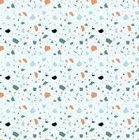 Terrazzo texture seamless pattern vector