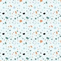 Terrazzo texture seamless pattern vector