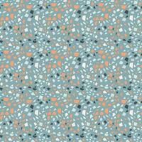 Terrazzo texture seamless pattern vector