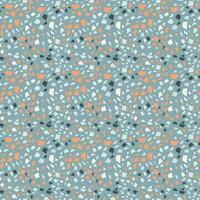 Terrazzo texture seamless pattern vector