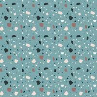 Terrazzo texture seamless pattern vector