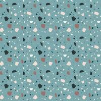 Terrazzo texture seamless pattern vector