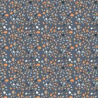 Terrazzo texture seamless pattern vector