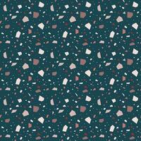 Terrazzo texture seamless pattern vector