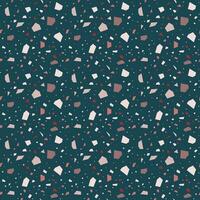 Terrazzo texture seamless pattern vector