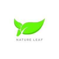 Abstract green leaf logo icon vector design. Landscape, garden, plant, nature and ecology vector logo design. Happy life Logotype Ecology concept icon