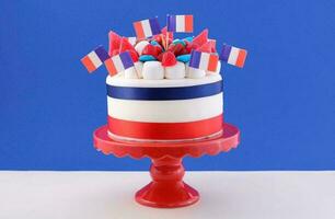 Happy Bastille Day on 14 july Illustration background photo