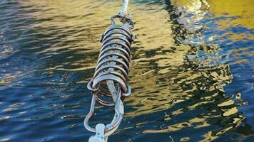 touw boten bed voorjaar schok absorptie voor jacht Aan de water video