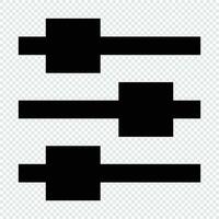 Settings icon. Suitable for website UI design vector