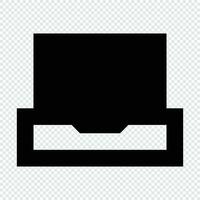 Laptop icon. Suitable for website UI design vector