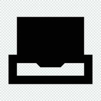 Laptop icon. Suitable for website UI design vector