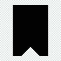 Bookmark icon. Suitable for website UI design vector