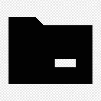 Folder icon. Suitable for website UI design vector