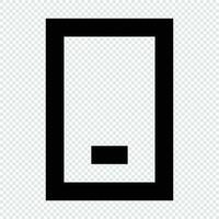Smartphone icon. Suitable for website UI design vector