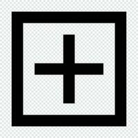 Add icon. Suitable for website UI design vector