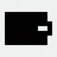 Wallet icon. Suitable for website UI design vector