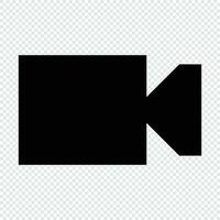 Video icon. Suitable for website UI design vector