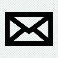 Email icon. Suitable for website UI design vector