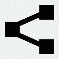 Share icon. Suitable for website UI design vector