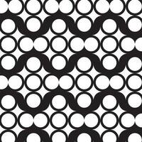 polka dot pattern seamless texture abstract background modern design black and circle vector illustration