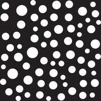 polka dot pattern seamless texture abstract background modern design black and circle vector illustration