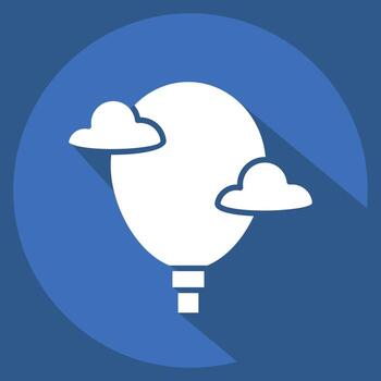 Icon Explore. related to Art and Media symbol. long shadow style. simple design editable vector