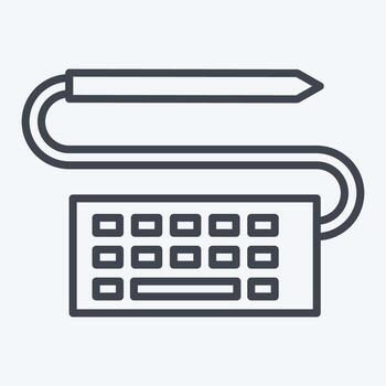 Icon Graphic Design. related to Art and Media symbol. line style. simple design editable vector