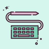 Icon Graphic Design. related to Art and Media symbol. MBE style. simple design editable vector