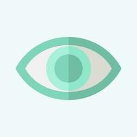 Icon Visual Performance. related to Art and Media symbol. flat style. simple design editable vector