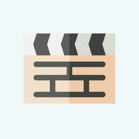 Icon Movie. related to Art and Media symbol. flat style. simple design editable vector