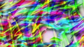 astratto colorato animazione. multicolore liquido sfondo. bellissimo pendenza struttura, in movimento astratto geometrico sfondo video